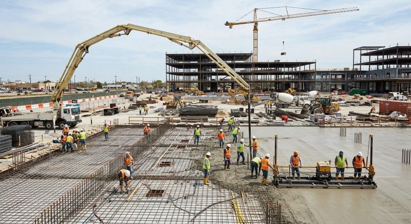 Commercial Slab Installation in Rockville, MD